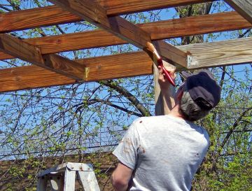 Tagatz Painting Co. stains decks in Shasta Lake and fences